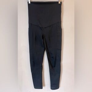 Z BY ZELLA Women’s Black Over the Bump Maternity Active Leggings Size XS